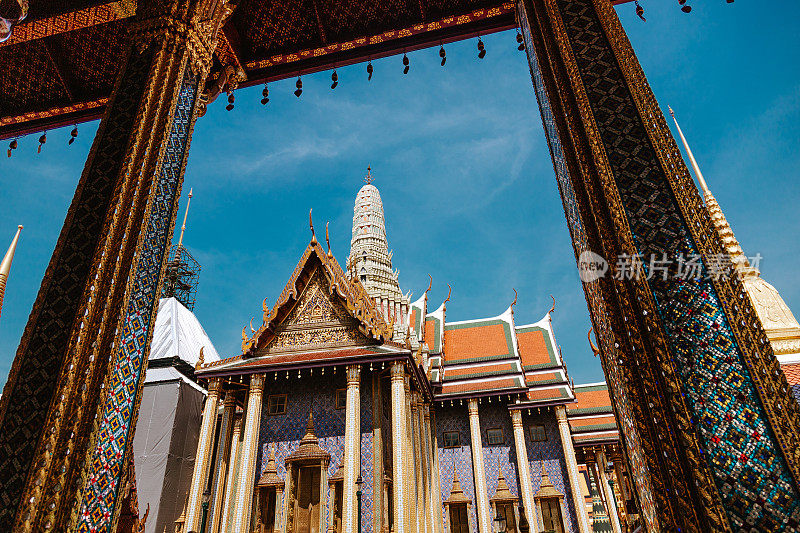 泰国曼谷的Wat Phra Kaew古庙